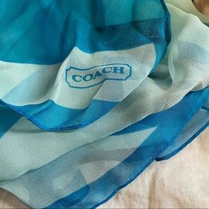 Coach silk scarf